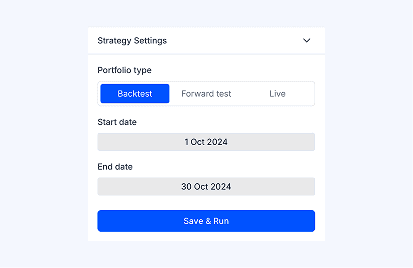 1ly Algos inside the ANT Mobile app