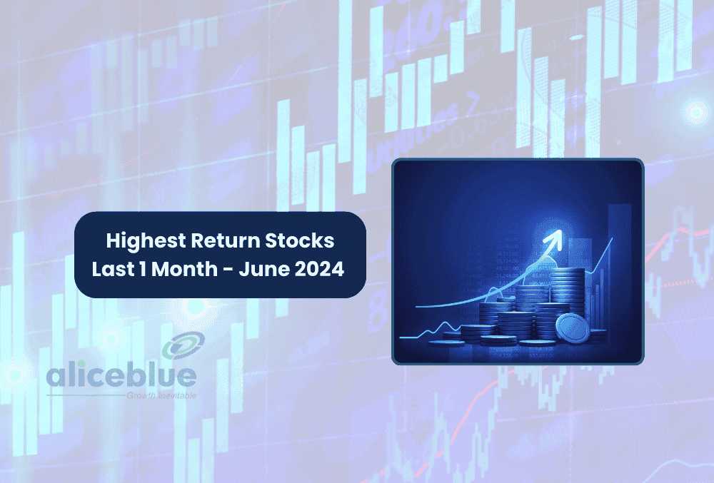 Highest Return Stocks Last 1 Month - June 2024 