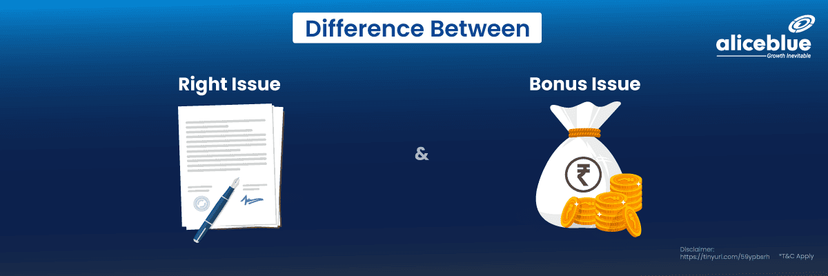 Difference Between Bonus Issue And Right Issue - featured image