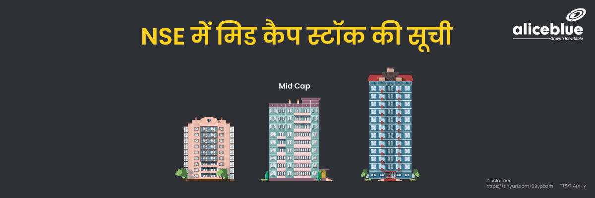 NSE में मिड कैप स्टॉक की सूची – Mid Cap Stocks In NSE List in Hindi - featured image