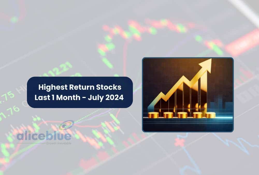 Highest Return Stocks Last 1 Month - July 2024