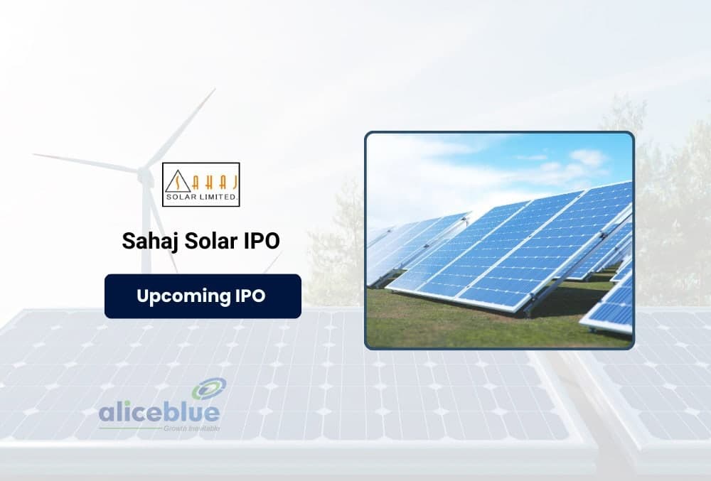 Sahaj Solar IPO GMP Today, Price Range and Company Details