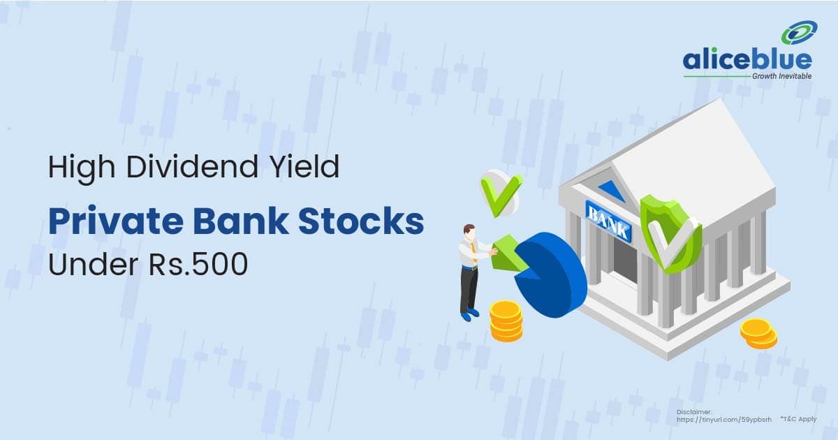 High Dividend Yield Private Bank Stocks under Rs 500 - featured image