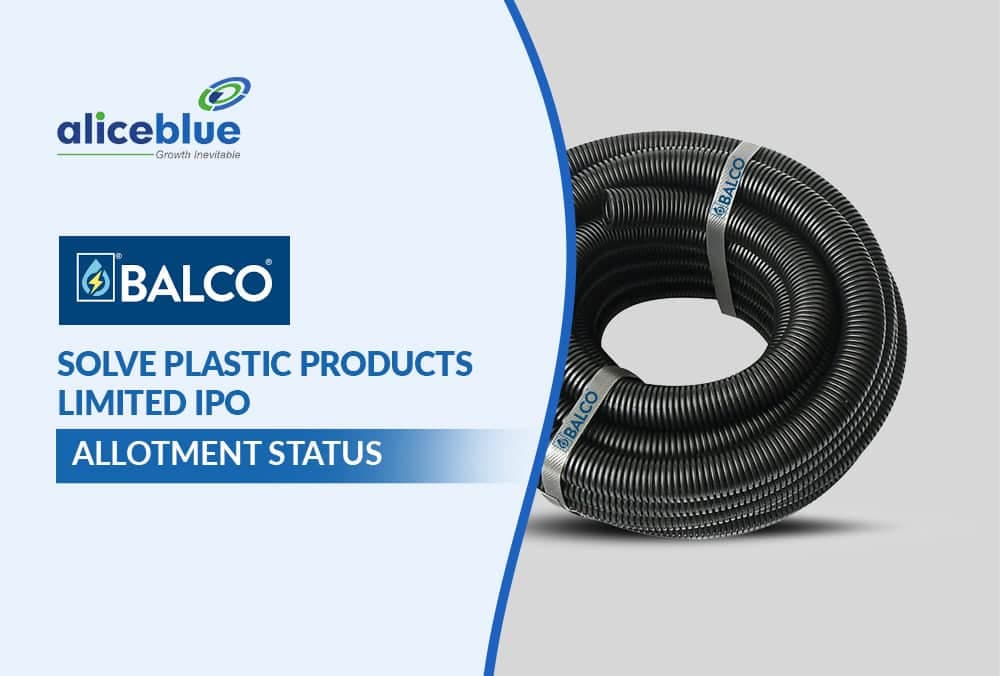 Solve Plastic Products IPO Allotment Status, Subscription, and IPO Details