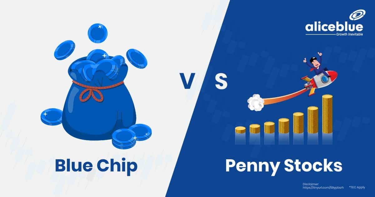 Blue Chip VS Penny Stocks - featured image