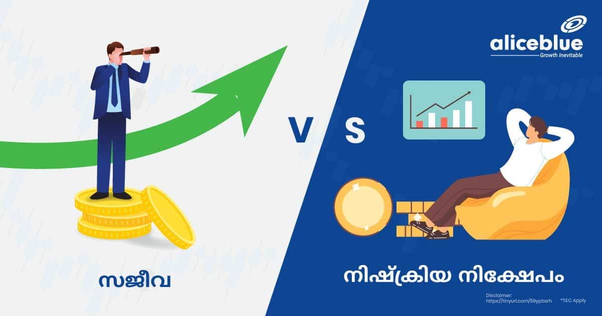 സജീവ Vs നിഷ്ക്രിയ നിക്ഷേപം -Active Vs Passive Investing in Malayalam - featured image