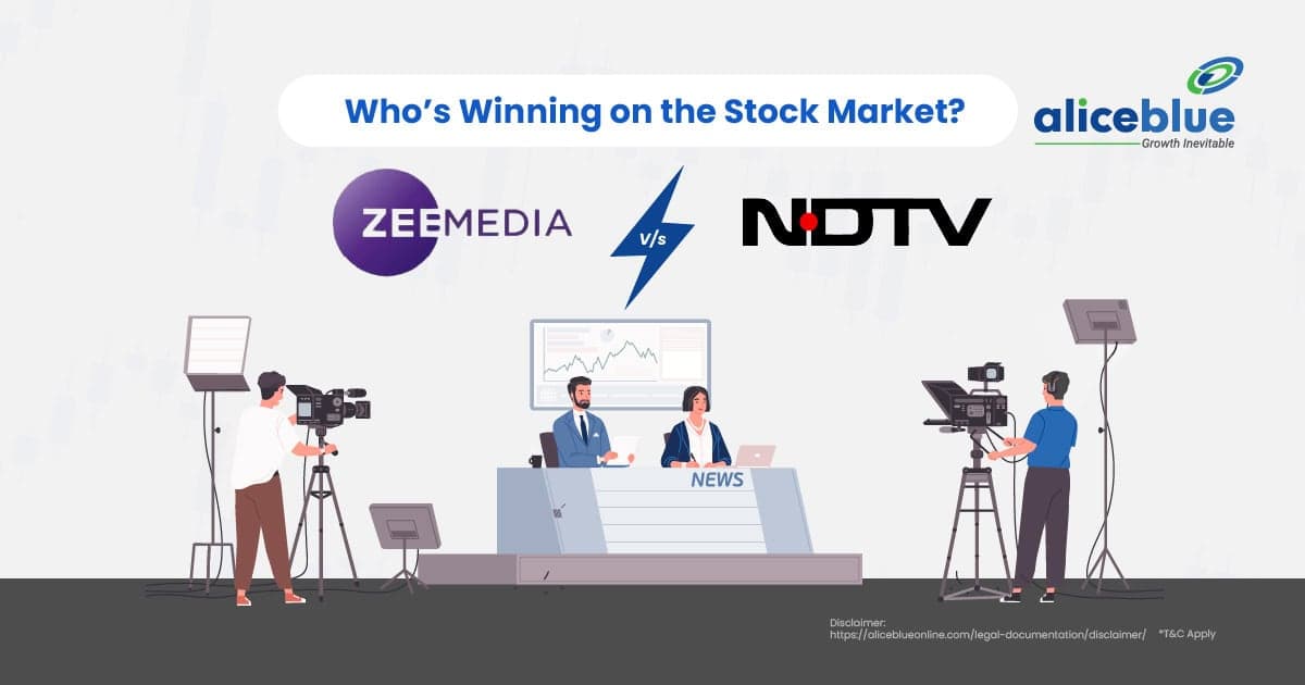 Zee Media Corporation Ltd Vs NDTV Stocks – Who’s Winning on the Stock Market? - featured image
