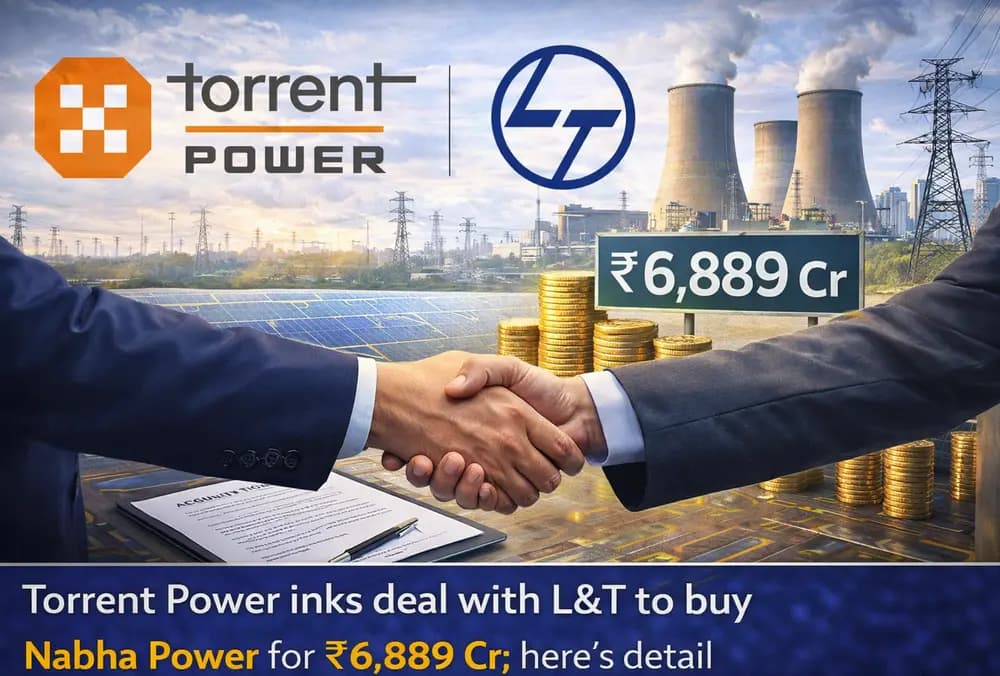 Torrent Power inks deal with L&T to buy Nabha Power for ₹6,889 Cr; here's detail