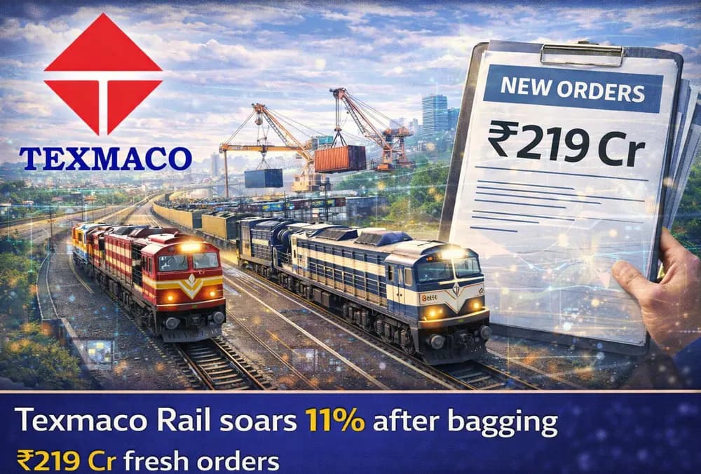 Texmaco Rail soars 11% after bagging ₹219 Cr fresh orders