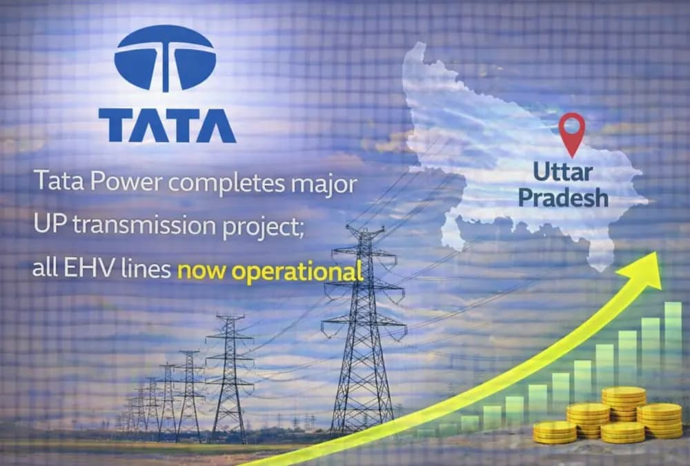 Tata Power completes major UP transmission project; all EHV lines now operational