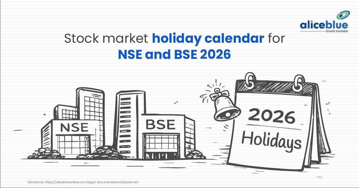 Stock Market Holiday Calendar for NSE, BSE, and MCX 2026 - featured image