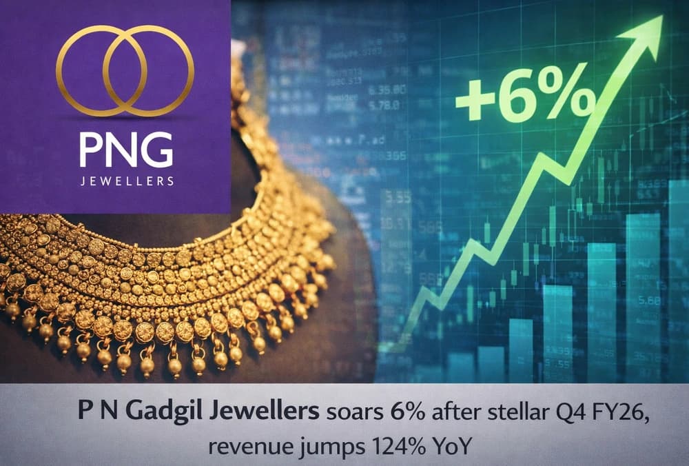 P N Gadgil Jewellers soars 6% after stellar Q4 FY26, revenue jumps 124% YoY