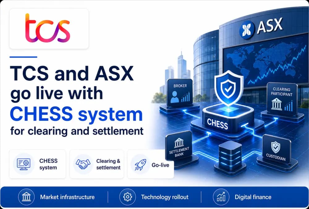 TCS and ASX go live with CHESS system for clearing and settlement