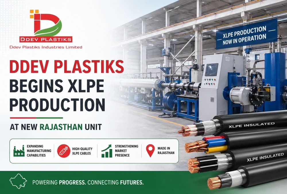 Ddev Plastiks begins XLPE production at new Rajasthan unit