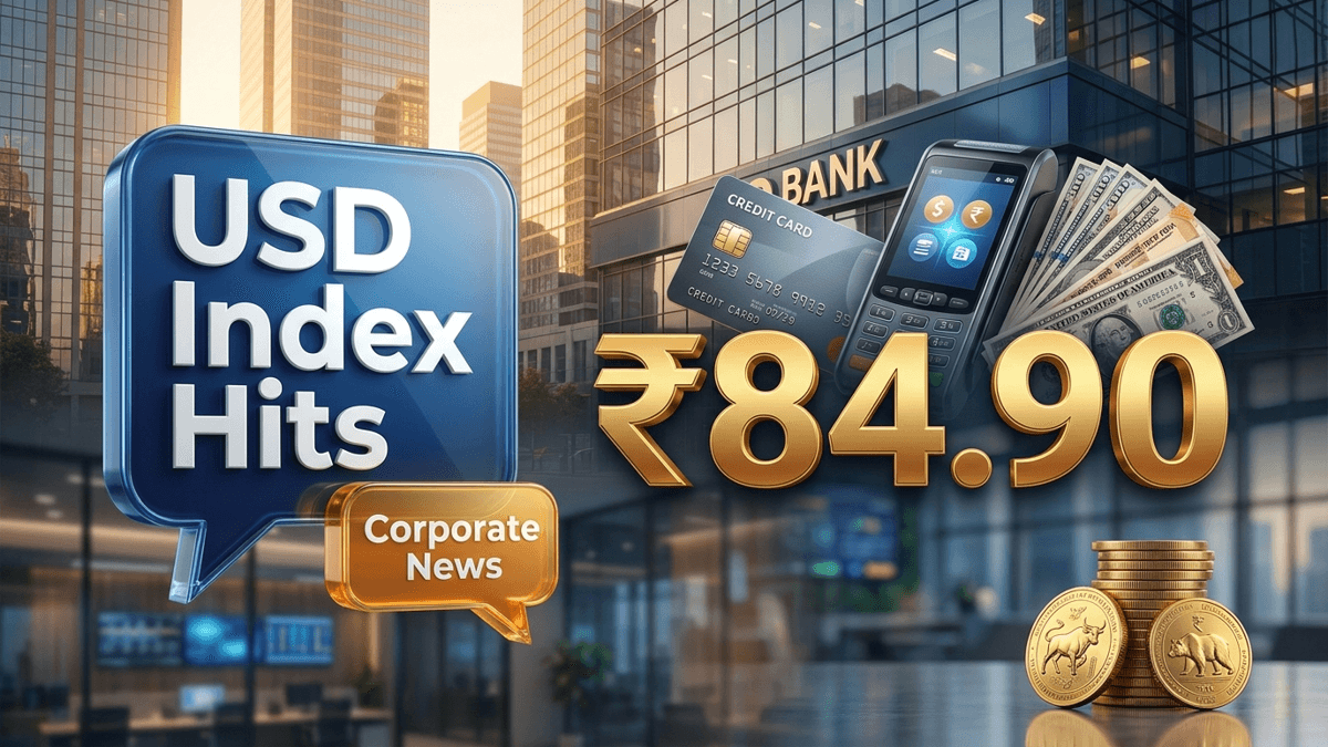 USD Index Hits 107 — Nifty 50 Slides on FII Selling Spree