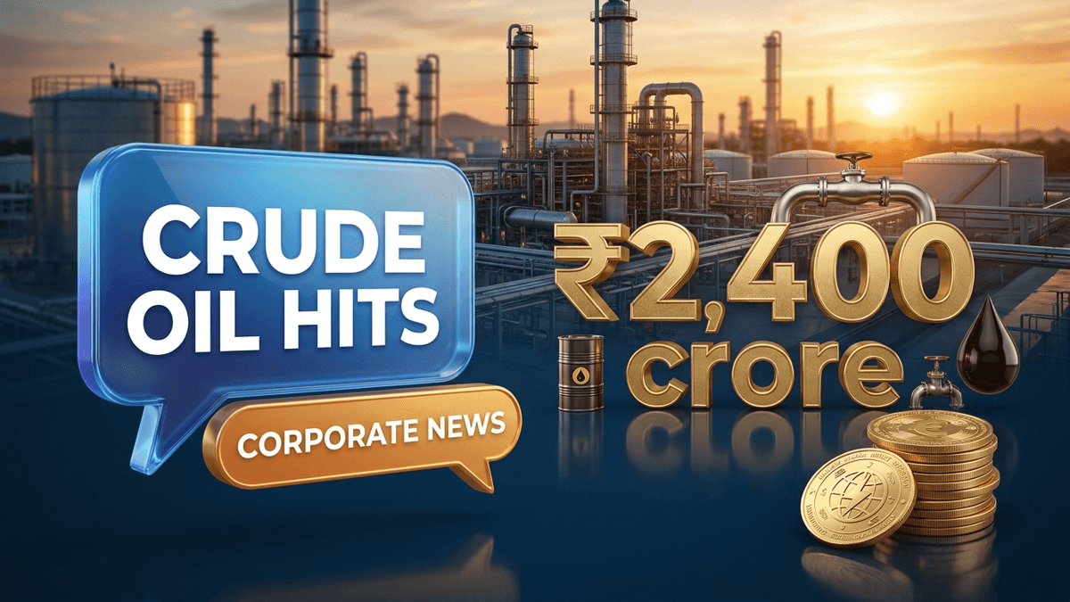 Crude Oil Hits $92 — Inflation Fears Weigh on Nifty