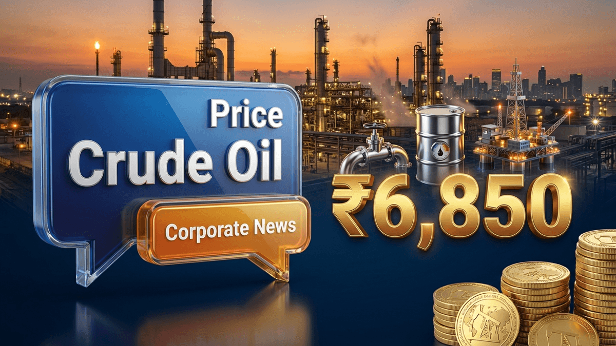 NSE पर कच्चे तेल की कीमतों में 3% की गिरावट — आपूर्ति की चिंताएं कम हुईं