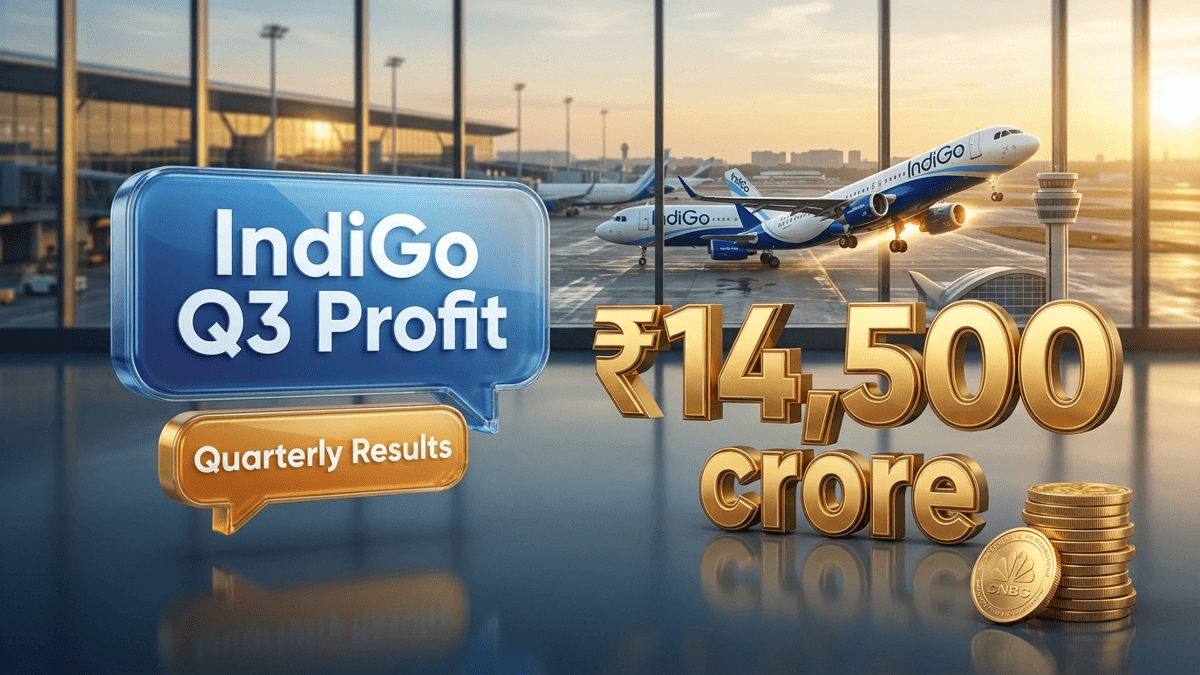IndiGo Q3 Profit Drops 15% as Crude Oil Price Hits $95