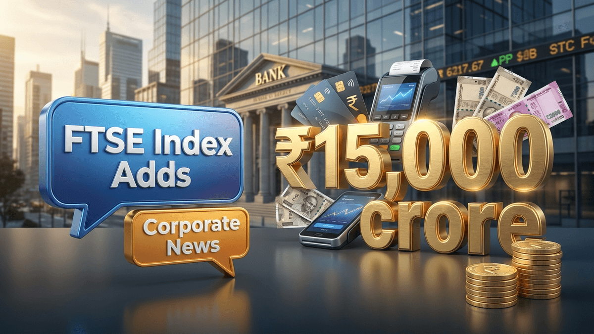 FTSE Index Adds 8 Indian Stocks - Passive Inflows Expected