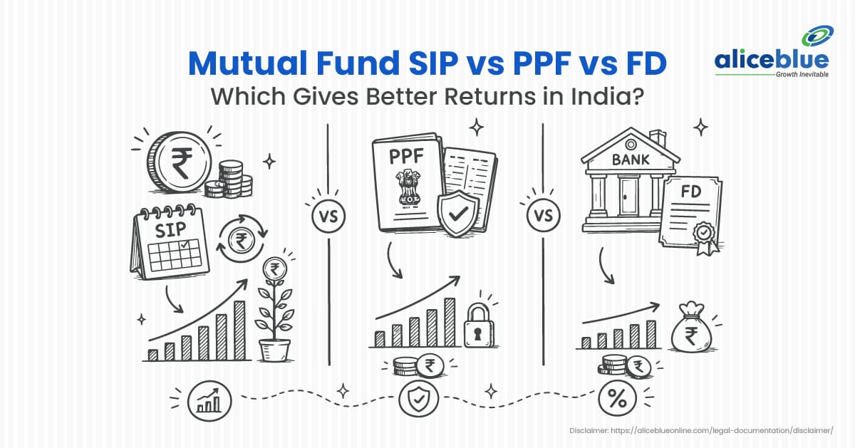 Mutual Fund SIP vs PPF vs FD: Which Gives Better Returns in India - featured image