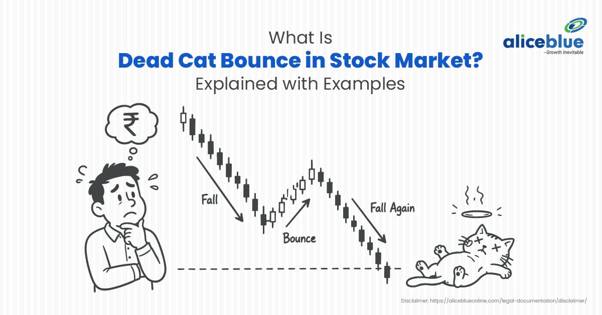Dead Cat Bounce Meaning & Pattern: 2008 Nifty Crash Example Explained - featured image