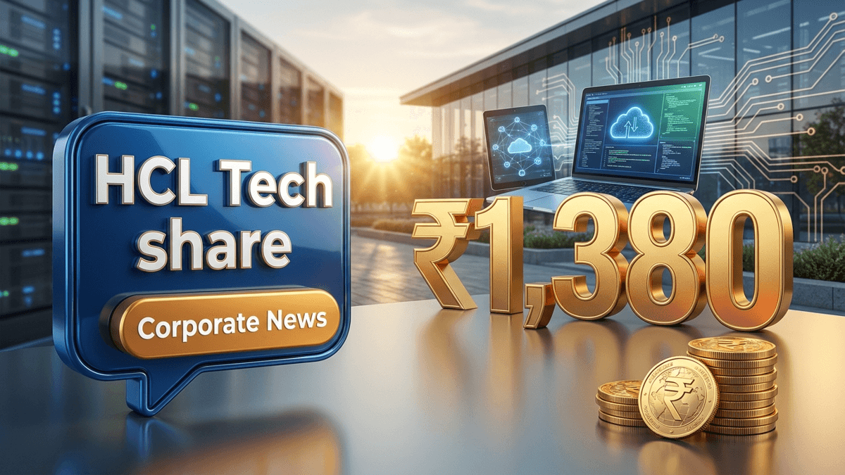 HCL Tech share price target 2026 — LKP eyes ₹1,380 as growth picks up