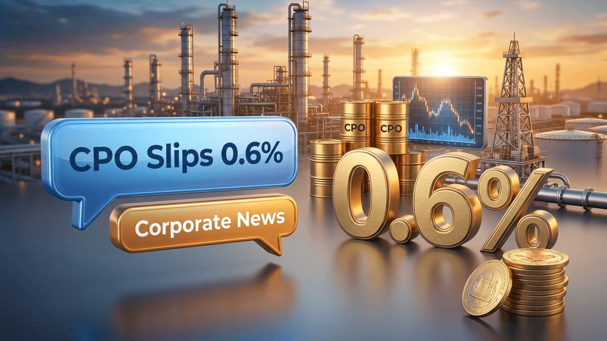 CPO Slips 0.6% on Tepid India Import Demand — Palm Oil Price Today News