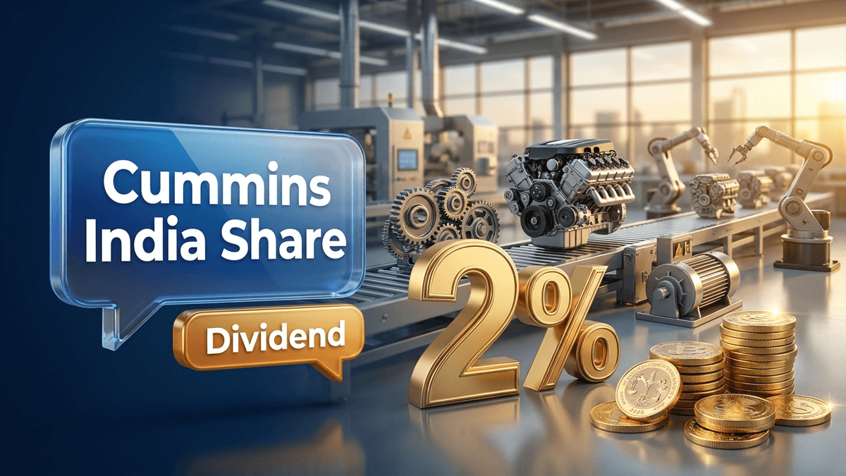 Cummins India Share Price Today Jumps 2% on Positive Dividend Outlook