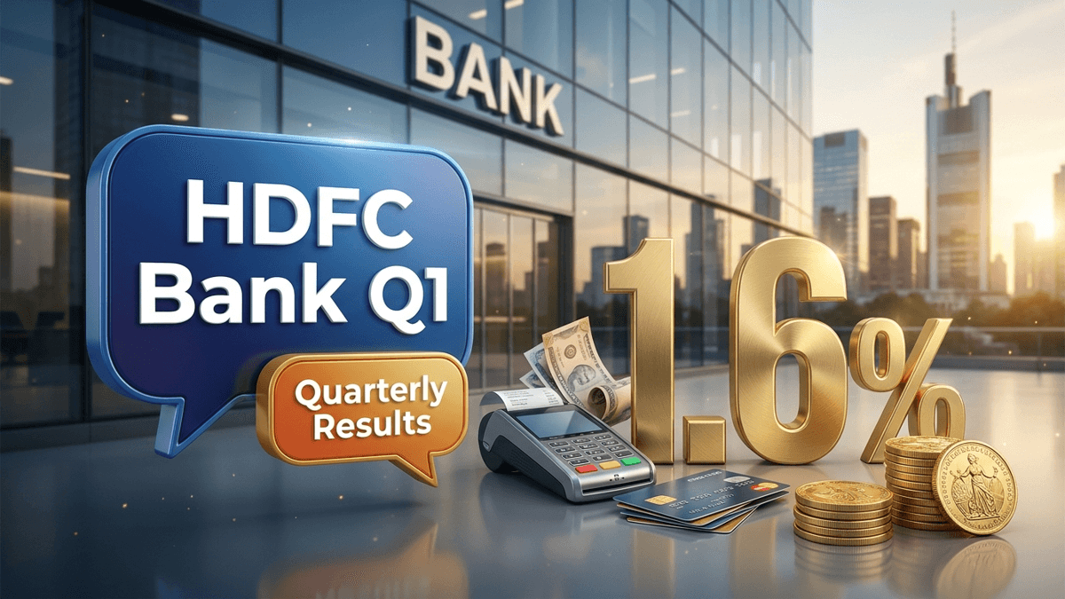 HDFC Bank Q1 results FY27 के बाद बैंकिंग सेक्टर में बिकवाली - Bank Nifty 1.6% टूटा