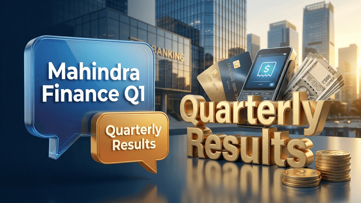Mahindra Finance Q1 Results FY27 - Asset Quality Gains Fuel ROA Jump