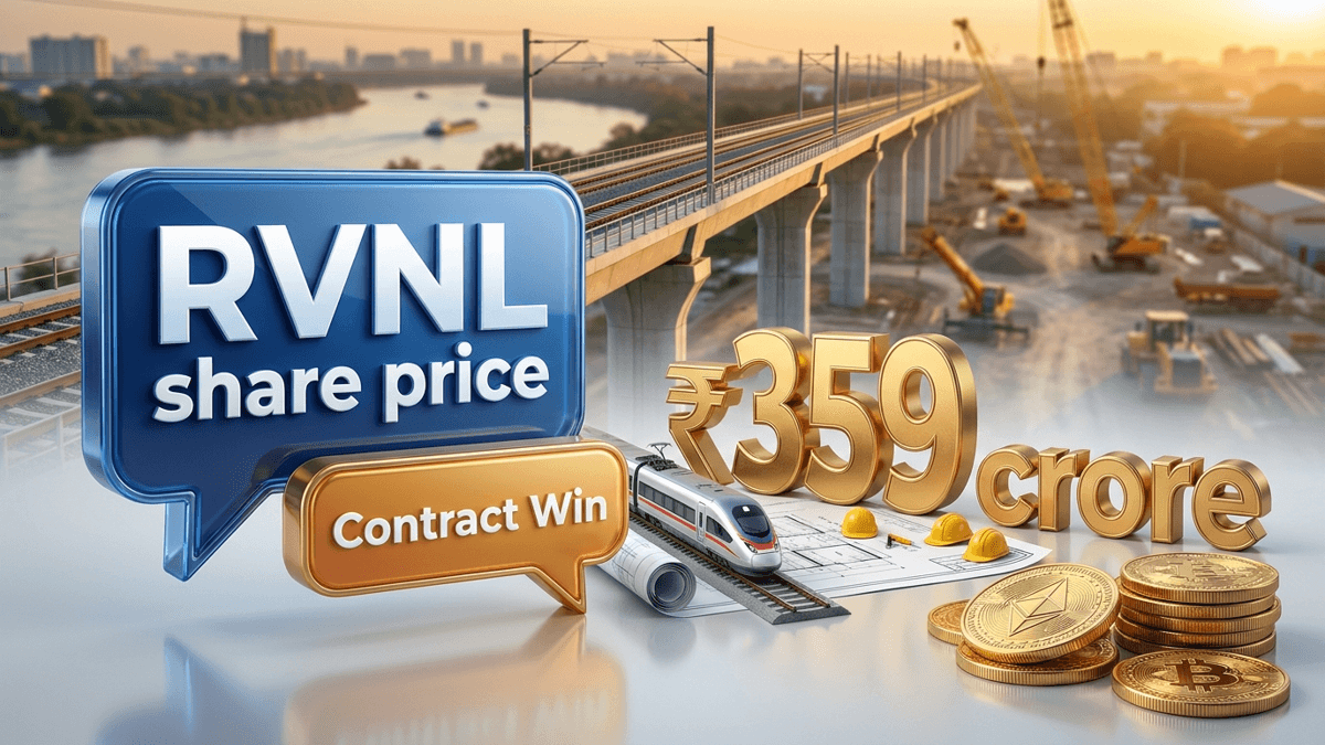 RVNL share price news today: ₹359 crore के नए ऑर्डर से शेयरों में आई तेजी