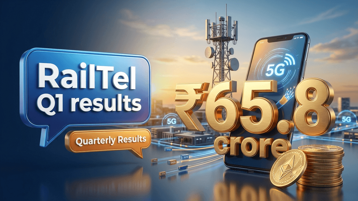 RailTel Q1 results FY27 - मिश्रित नतीजों के बाद शेयरों में 3% की गिरावट