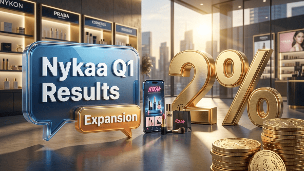 Nykaa Q1 results FY27: मजबूत नतीजों के बावजूद शेयरों में 2% की गिरावट, मार्जिन विस्तार पर टिकी नजरें