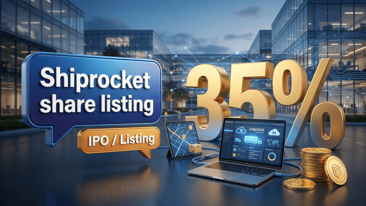 Shiprocket share listing price hits 35% premium — Book partial profit