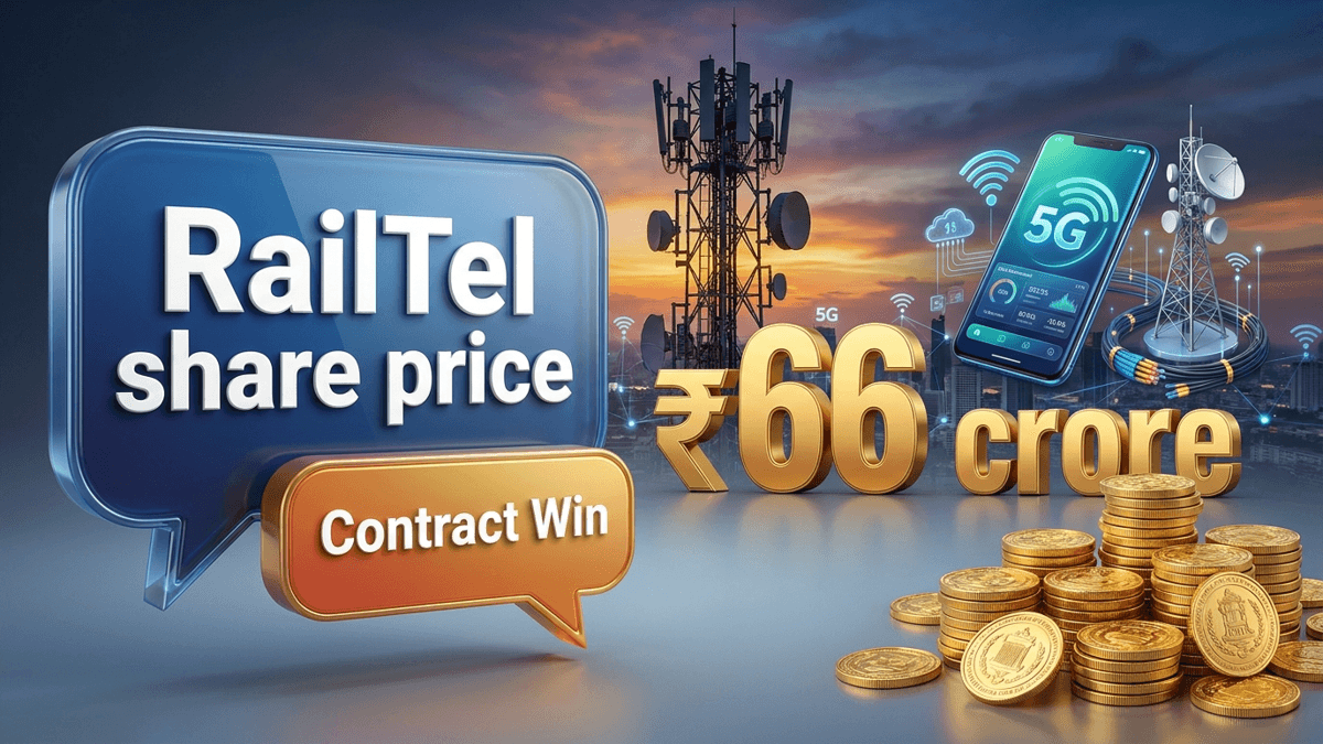 RailTel share price news today - ₹164 crore के नए ऑर्डर से PSU स्टॉक में उछाल
