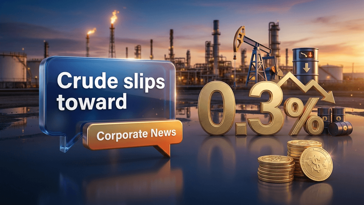 Crude slips toward $89.45 on Fed speech - Crude oil price today August 2026