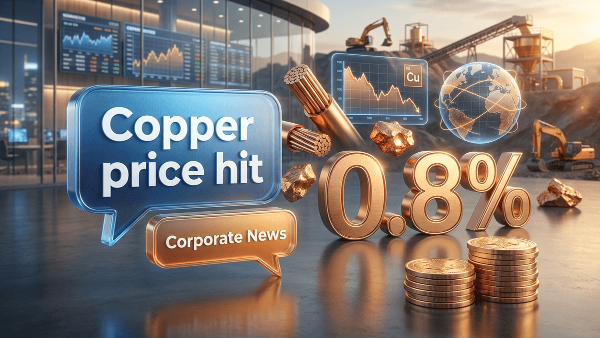 Copper price hit record high - Metal hits $14,533 on supply gap
