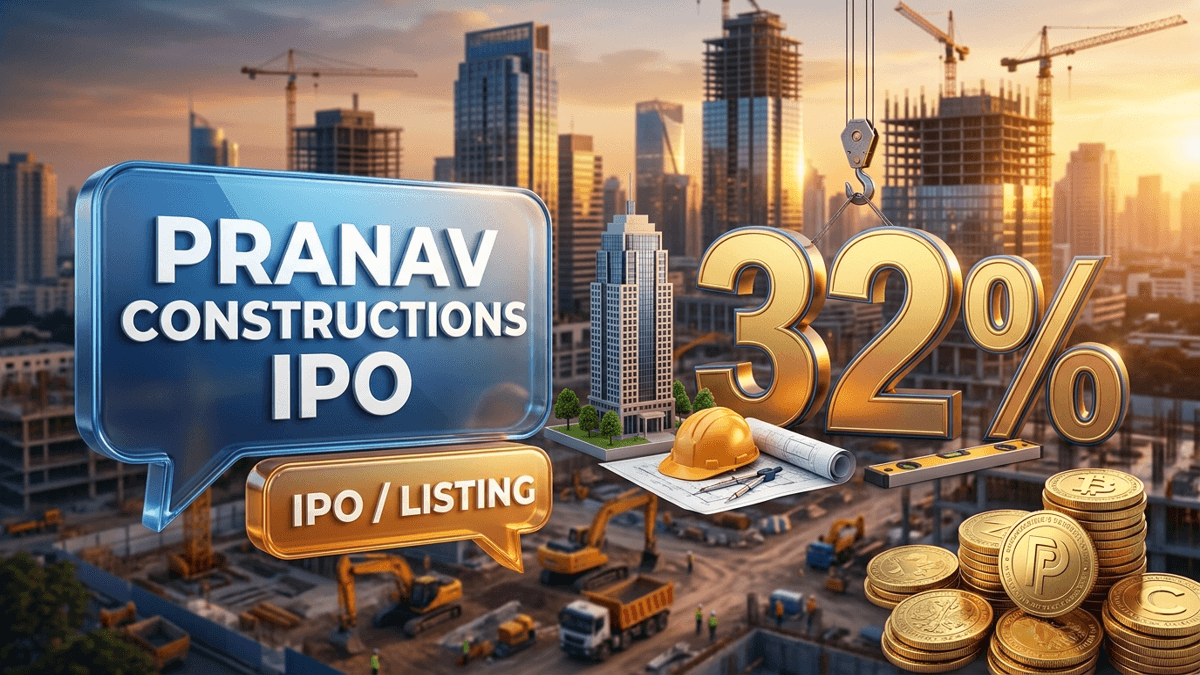 Pranav Constructions IPO allotment status - GMP signals 32% pop