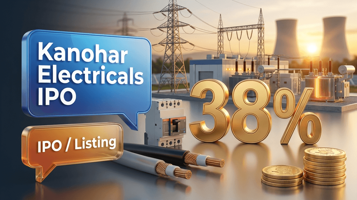 Kanohar Electricals IPO Allotment Status - GMP 38% लिस्टिंग गेन की ओर