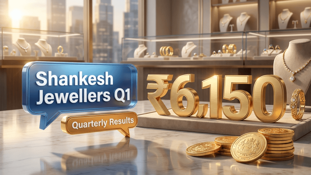 Shankesh Jewellers Q1 results 2026: Profit Hits 43.2 crore - Stock Jumps