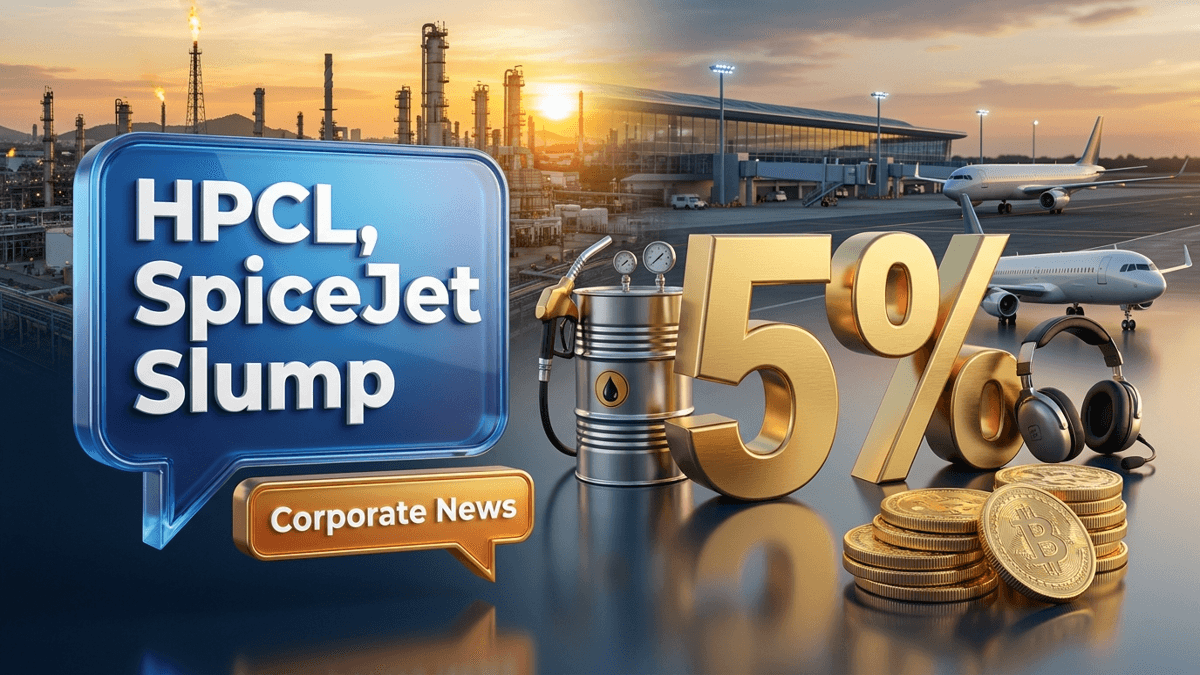 HPCL, SpiceJet Slump - Brent Crude at $110 Drags Airlines, Paint Stocks