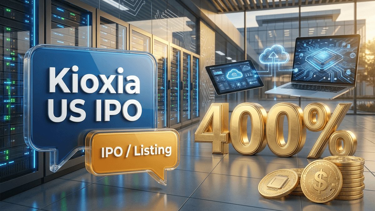 Kioxia US IPO 2027 - NAND दिग्गज की विकास के लिए $10 billion ADR पर नजर
