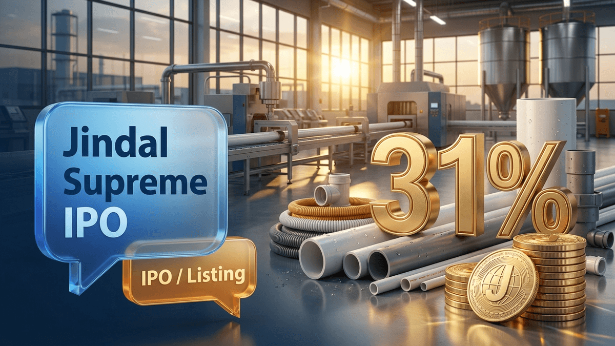 Jindal Supreme IPO अलॉटमेंट स्टेटस – मजबूत मांग के बीच GMP 31% उछला