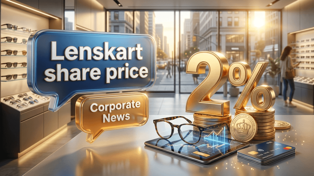 Lenskart share price today में 2% की गिरावट, 2,468 crore की ब्लॉक डील से बढ़ा दबाव