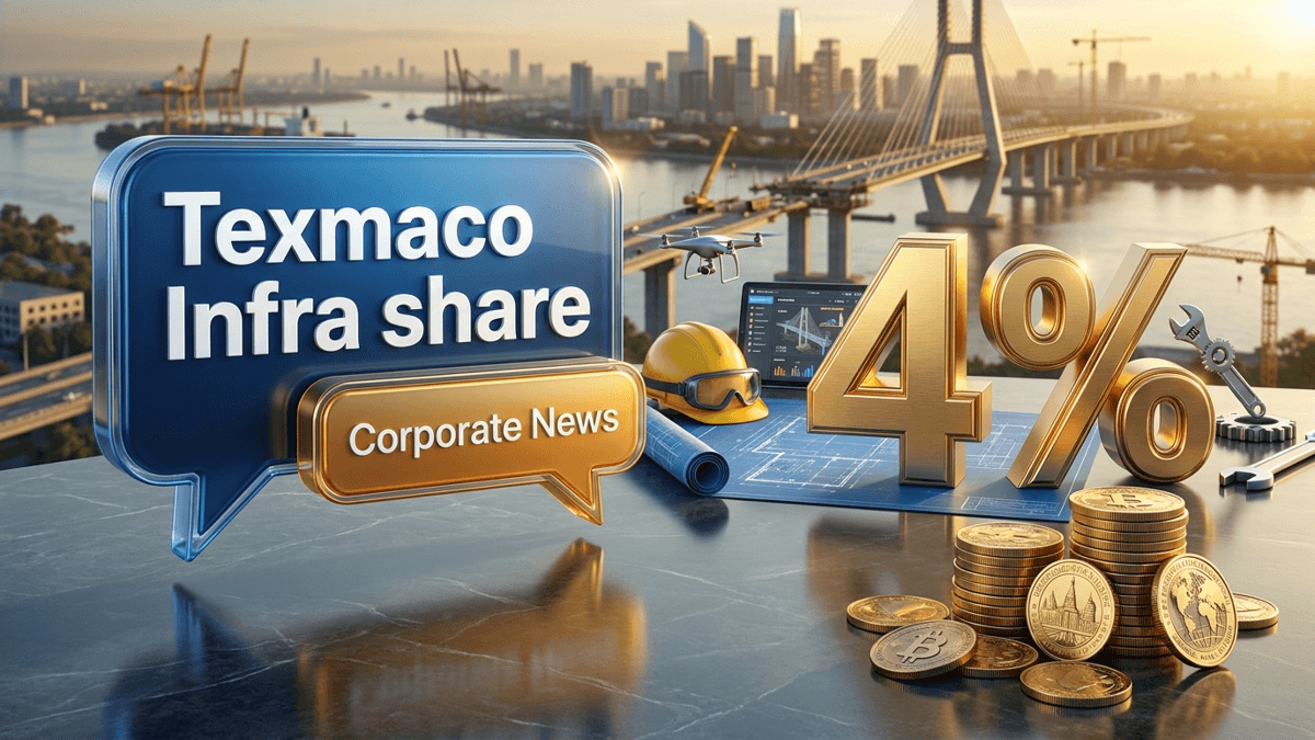 Texmaco Infra share price block deal: स्टॉक में 4% की तेजी, बड़े सौदे से बाजार में हलचल