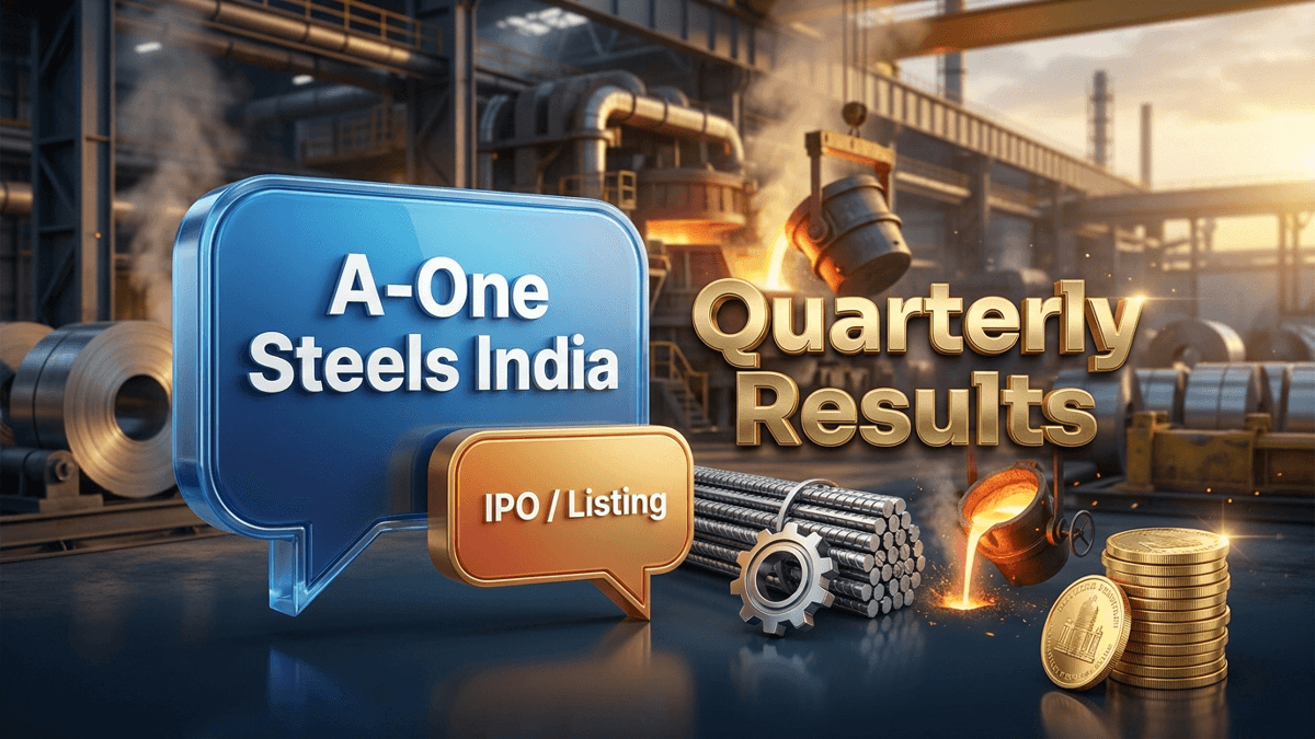 A-One Steels India IPO details: Anchor Book Secures 121 crore
