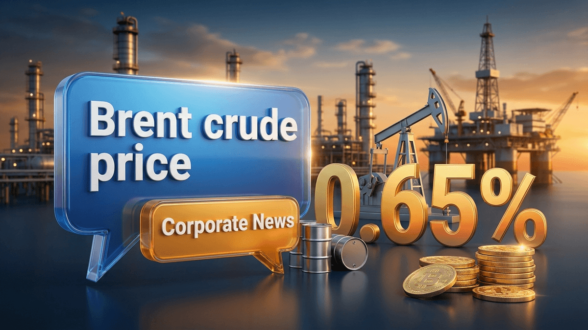 Brent crude price today में गिरावट, सोने की कीमतों में भी साप्ताहिक सुस्ती