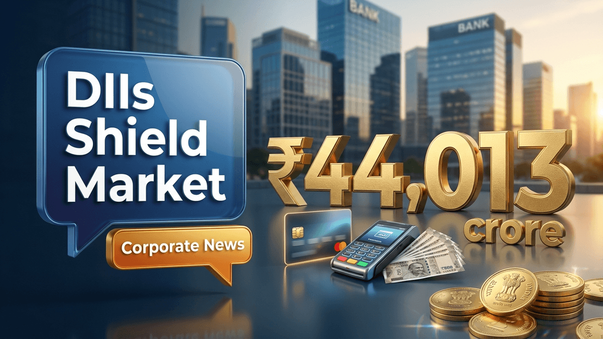 DIIs Shield Market from ₹44,013 crore Exit - FII DII data September 2026