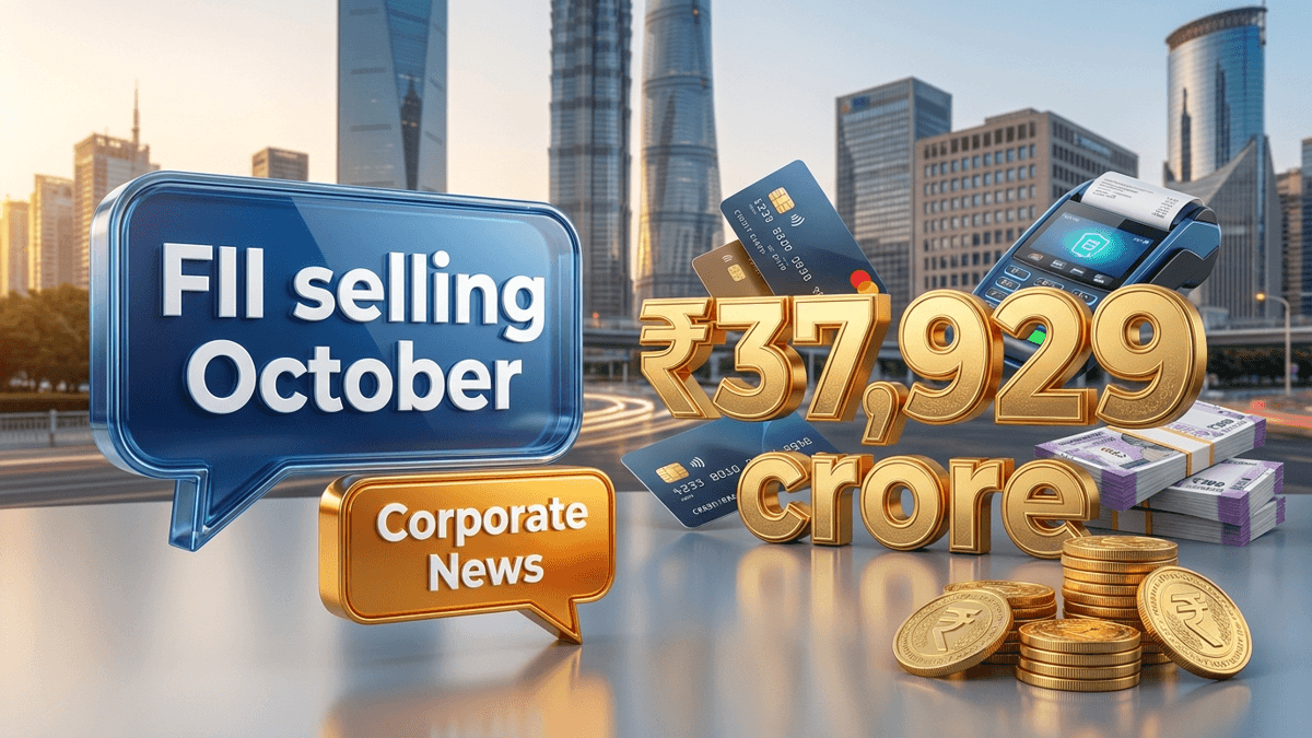 एफआईआई सेलिंग अक्टूबर 2026: विदेशी निवेशकों ने बाजार से निकाले 13,000 करोड़ रुपये