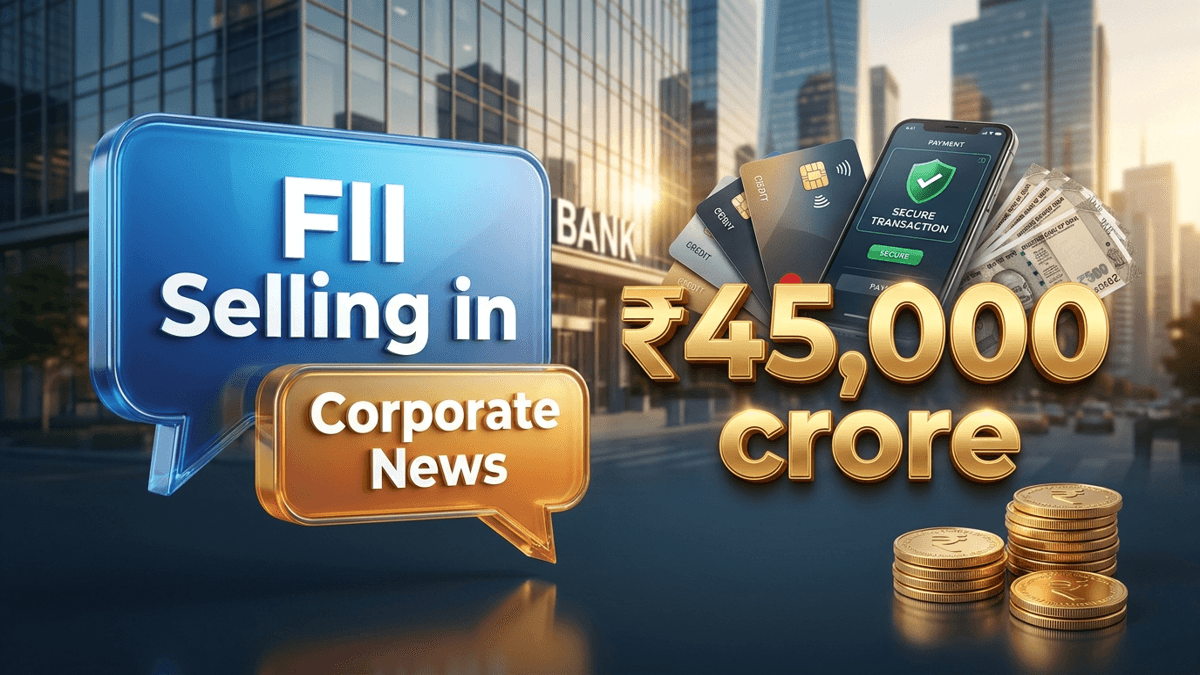 FII Selling in October 2026 Hits ₹45,000 crore - Crude Spikes Hurt Rupee